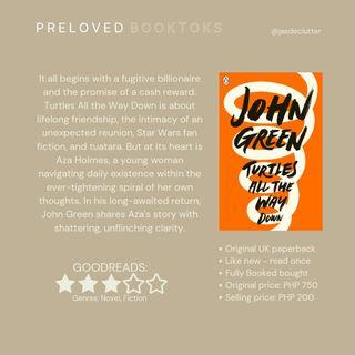 Turtles All The Way Down by John Green