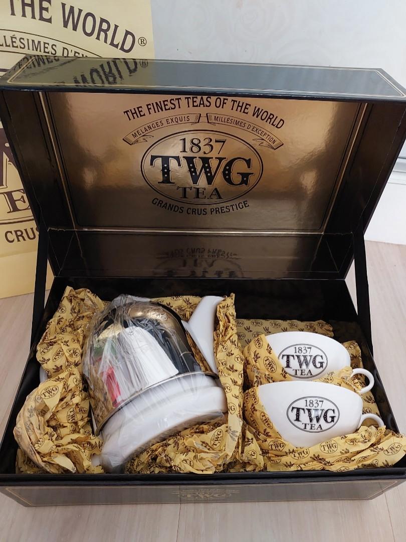 TWG Gift Set Dome Teapot Tea Teacup Saucer, Furniture & Home Living, Kitchenware & Tableware