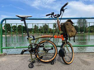 Upgraded Pikes Trifold foldable Bike