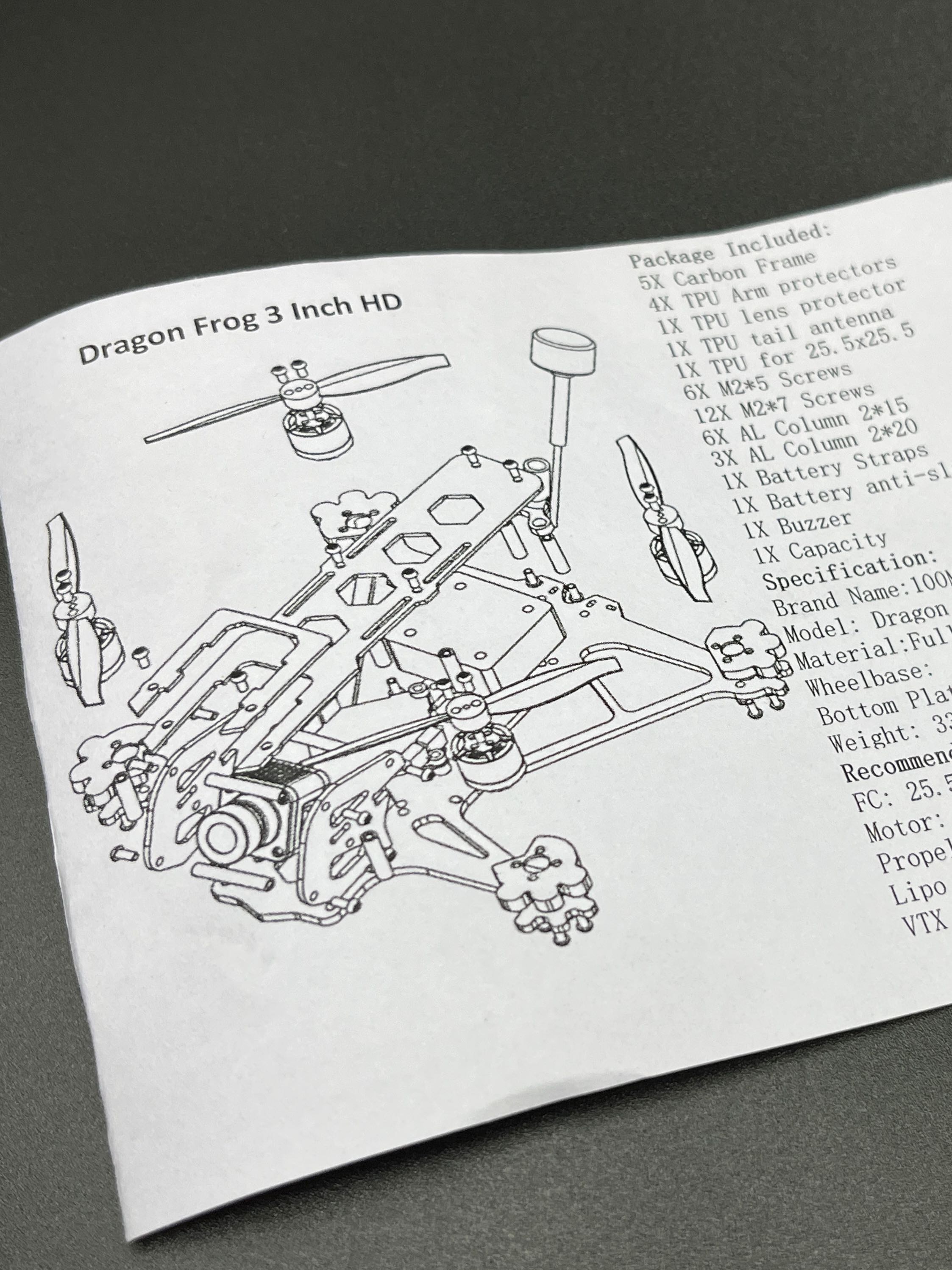 Dragon frog clearance drone