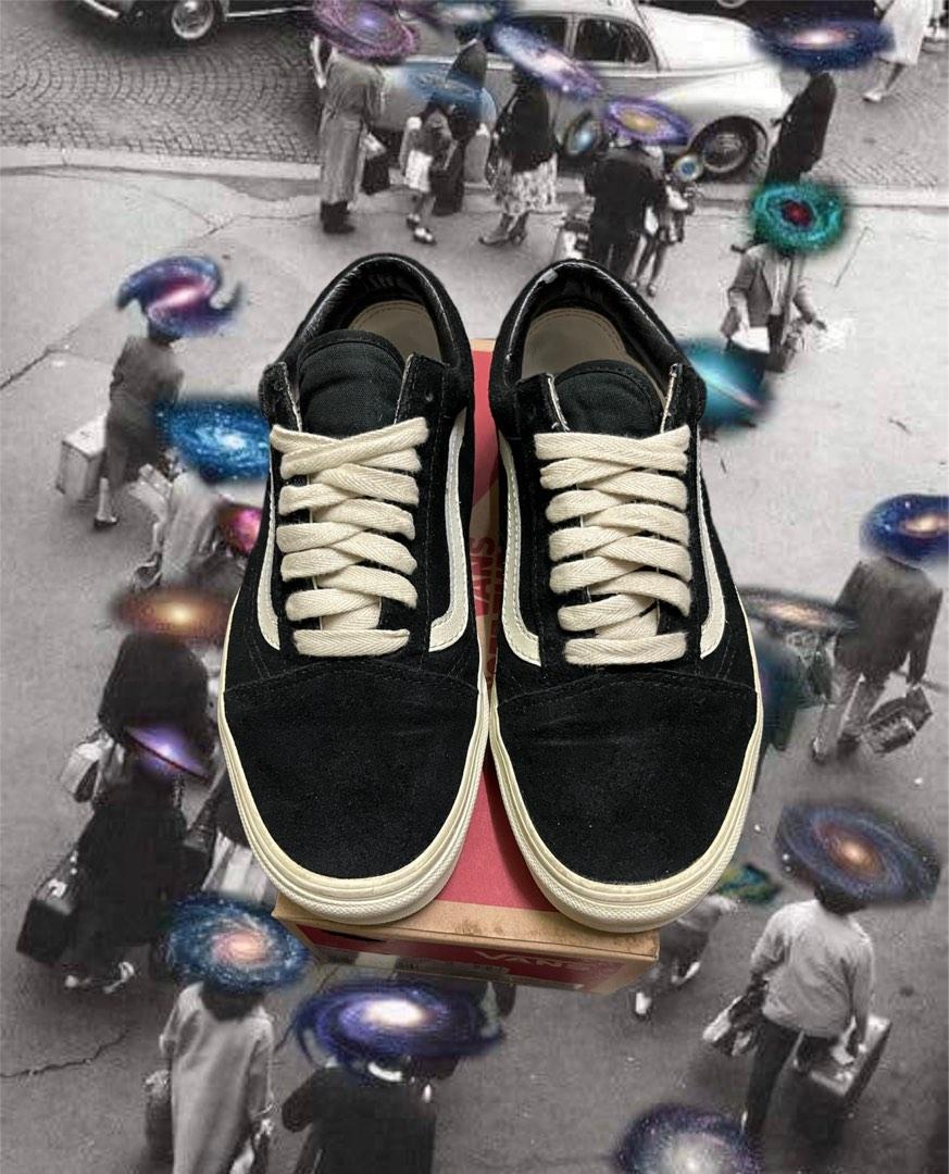 Vans old skool herringbone lace black on sale