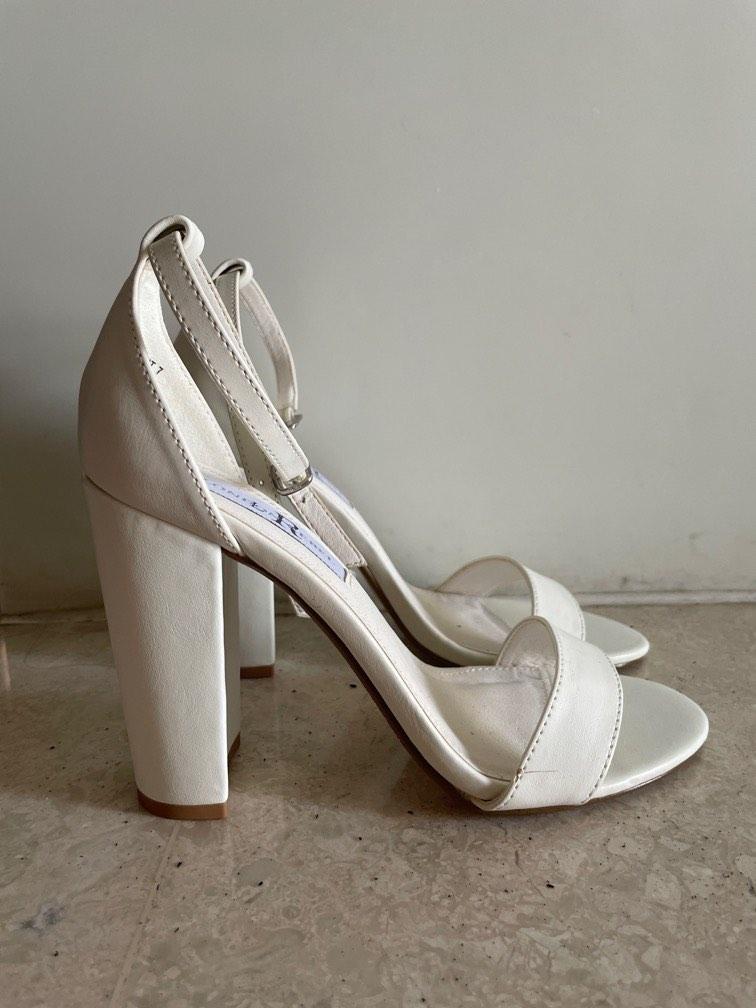 white chunky heels near me