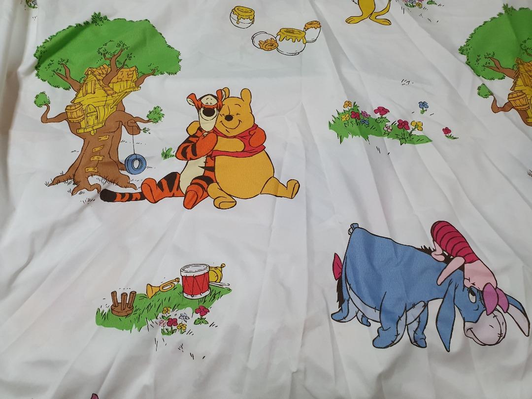 Winnie The Pooh Fitted Sheet, Furniture & Home Living, Bedding & Towels