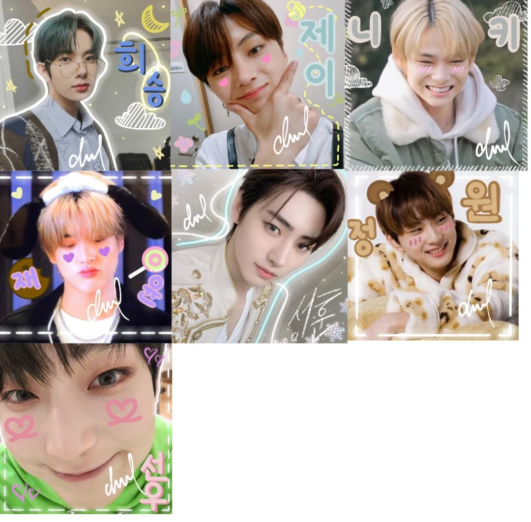 Wts Enhypen stickers Hobbies Toys Memorabilia Collectibles K
