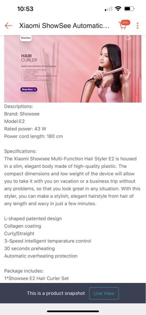 Xiaomi Hair Curer + straightener, Beauty & Personal Care, Hair on Carousell