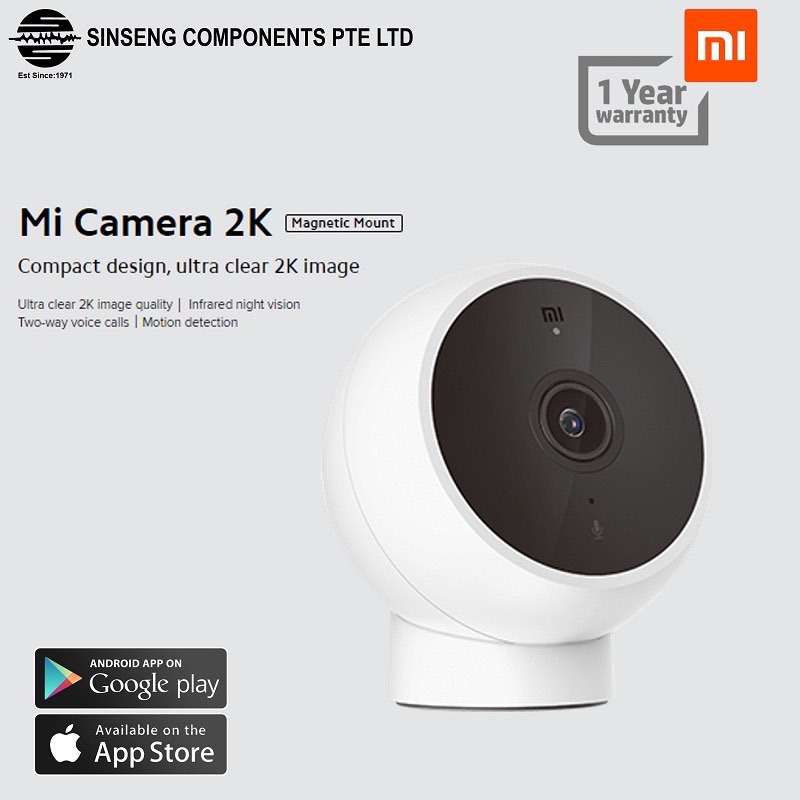 Xiaomi Mi 2K Wireless IP Camera (Magnetic Mount CCTV), Furniture & Home ...