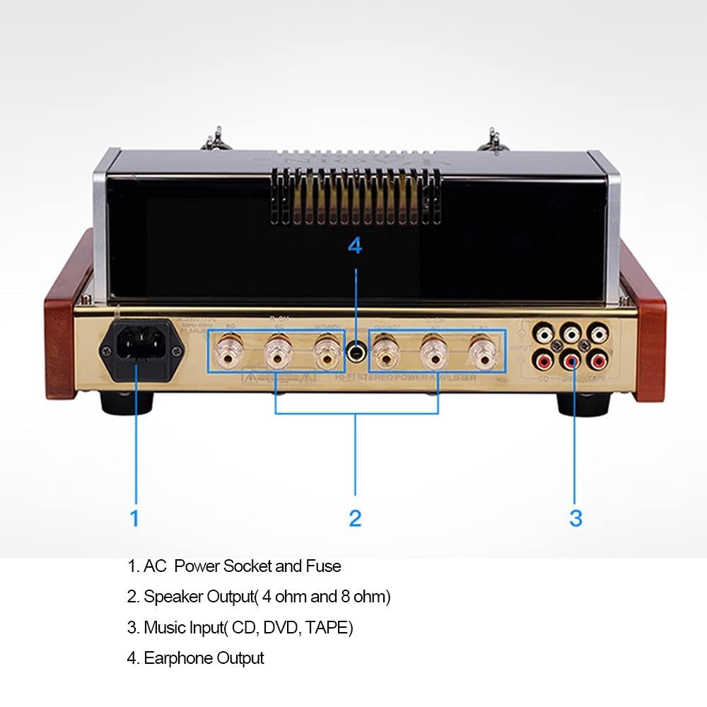 YAQIN MC84L Stereo Valve Tube Vacuum Tube Class A PushPull Integrated