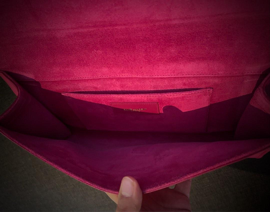 YSL saint Laurent clutch, Luxury, Bags & Wallets on Carousell