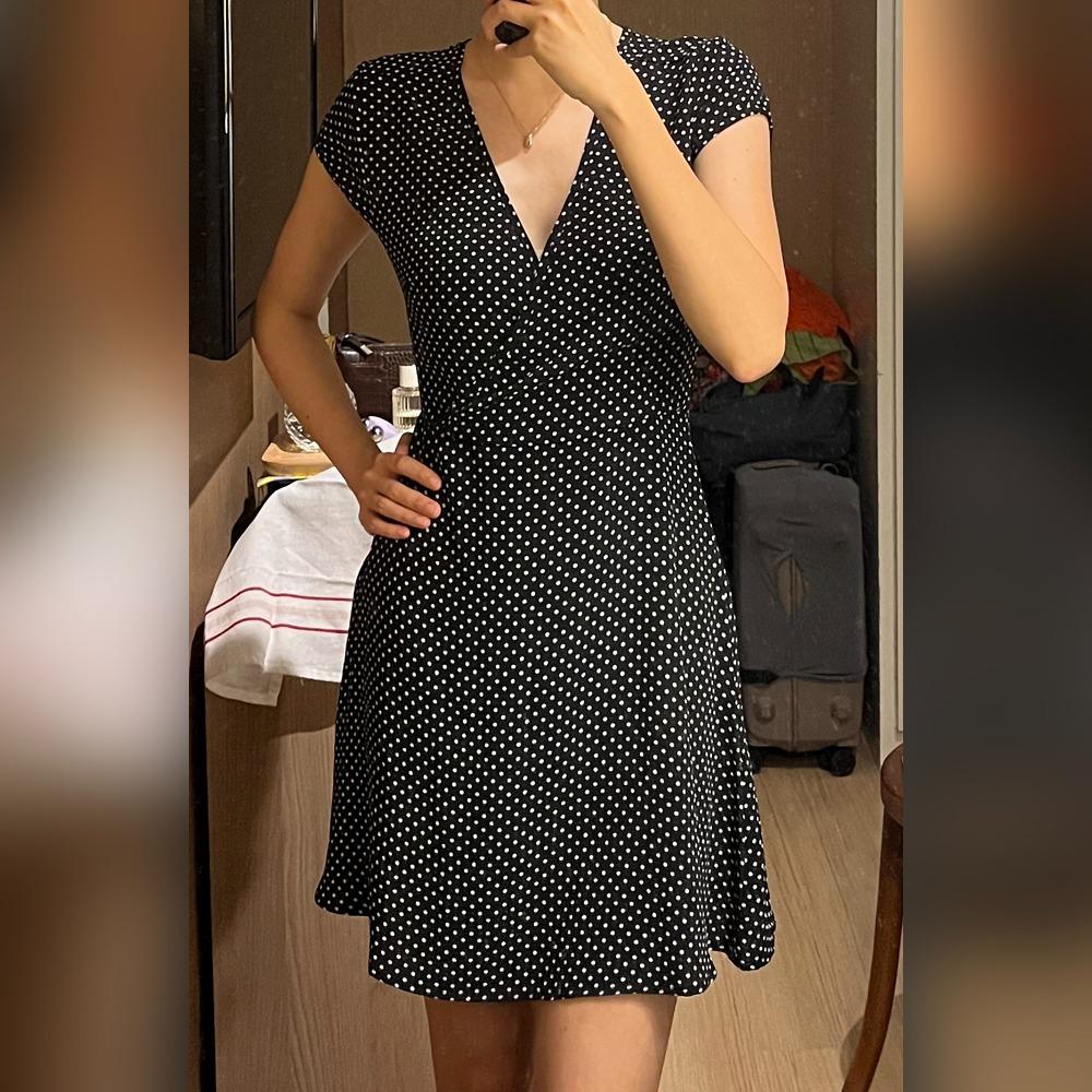 Zalora polka store dot dress