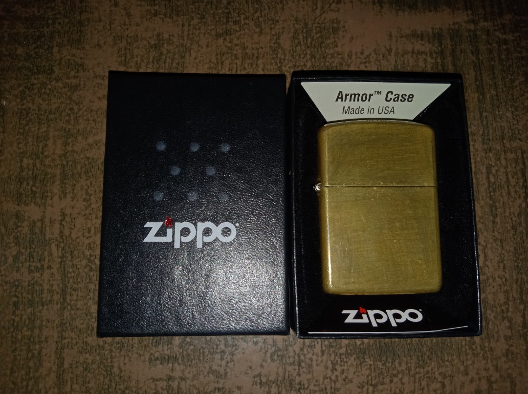 Zippo Tumbled Brass, Announcements on Carousell