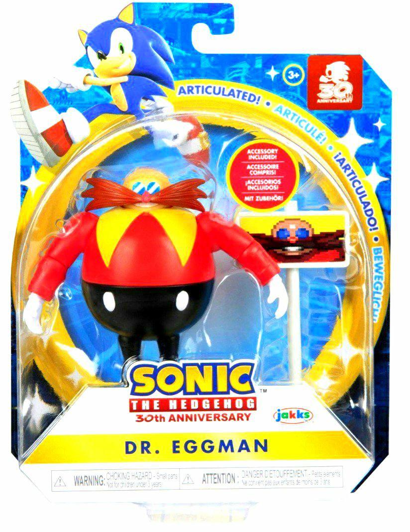100% 全新世家Sega 超音鼠Sonic The Hedgehog Classic Dr. Eggman by Jakks  30週年限量版可動機械超音鼠公仔機械人玩具公仔迷及最佳聖誕禮物