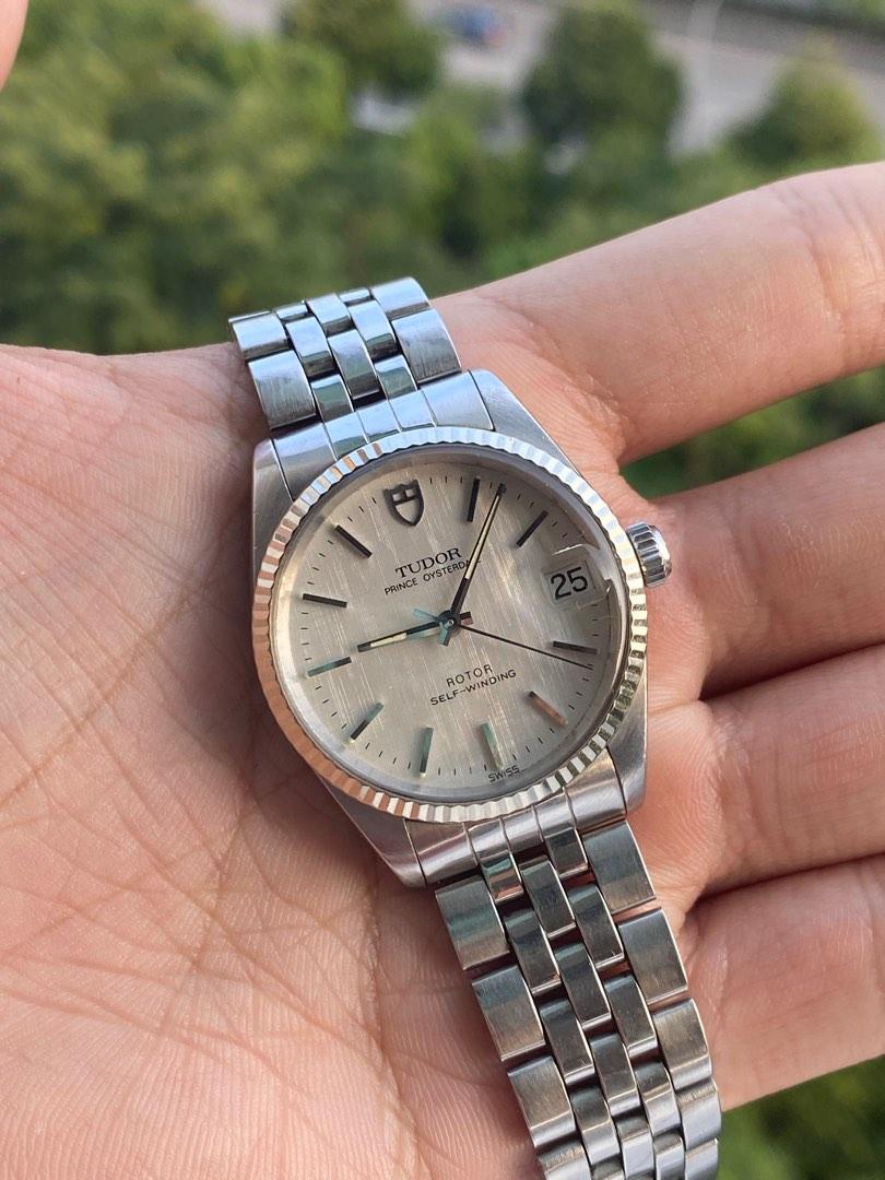 1960 Tudor Prince Oysterdate Linen Dial Vintage Rolex Case Men s Fashion Watches Accessories Watches on Carousell