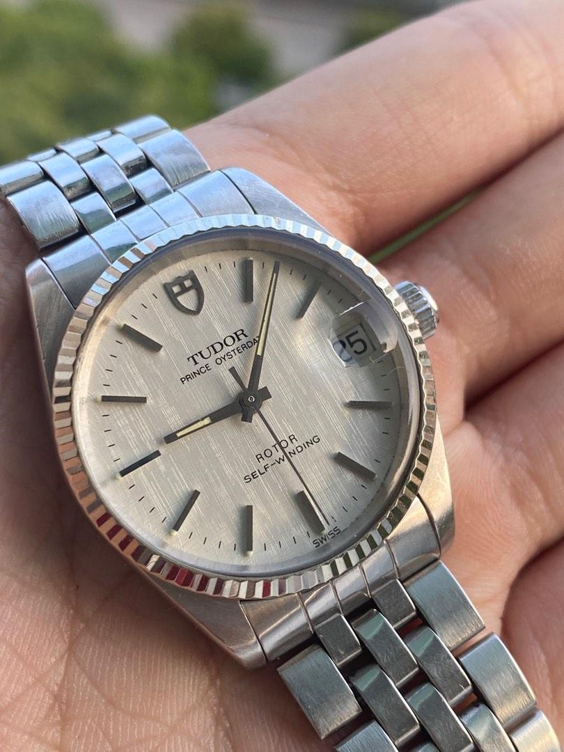 Tudor Royal Tudor Prince Oysterdate Linen Dial 1960 Tudor Prince