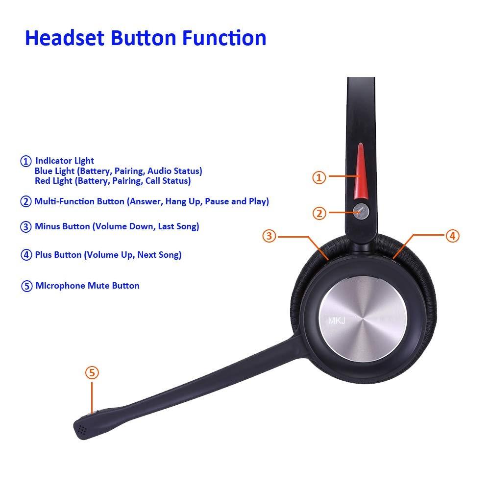 Mkj wireless clearance headset