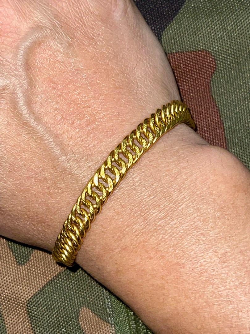 24k gold outlet bracelet chinese