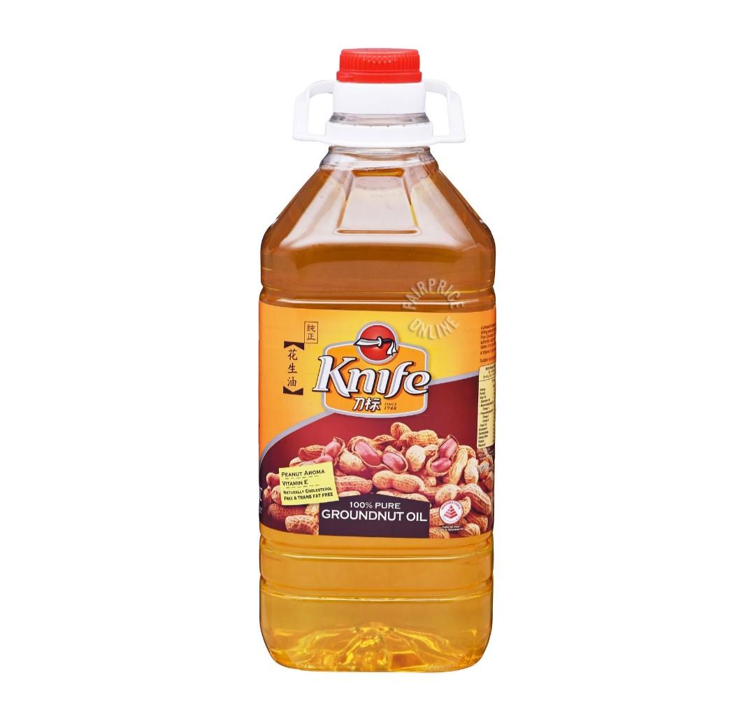 Peanut cooking oil, Knife brand, Food & Drinks, Other Food & Drinks on Carousell