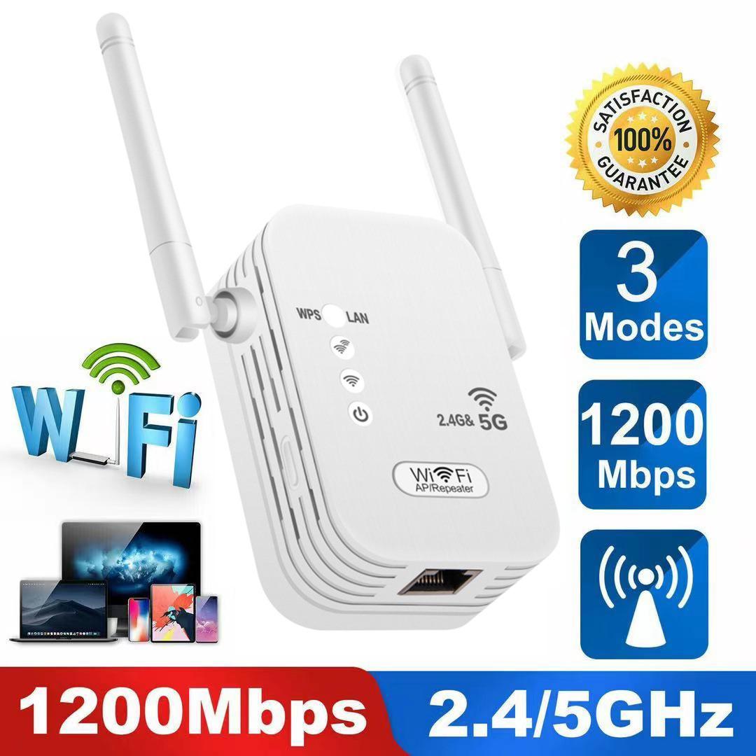 5ghz Repeater Wifi 5G Wifi Repeater 1200Mbps Router WiFi Signal Amplifier  300Mbps Wi-Fi Extender 2.4G Wi Fi Booster Access Point