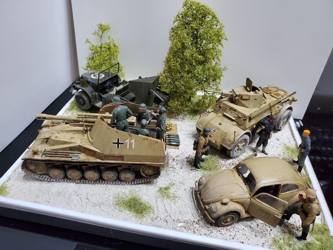 軍事模型1 35 二戰德軍軍事情景模型完成品 包括品牌田宮tamiya Italeri Rfm Dragon 興趣及遊戲 玩具 遊戲類 Carousell
