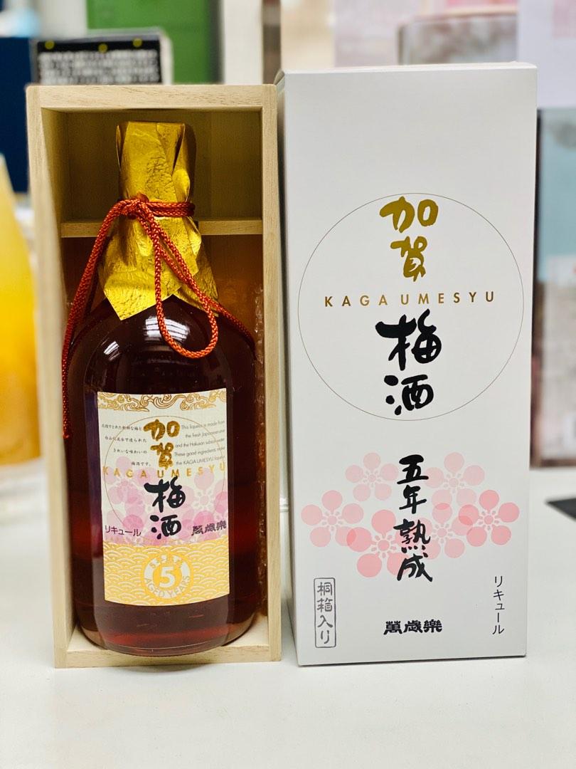 萬歲樂加賀梅酒五年熟成木盒裝720ml(只限荔枝角陳列室交收）, 嘢食 嘢飲, 酒精飲料- Carousell