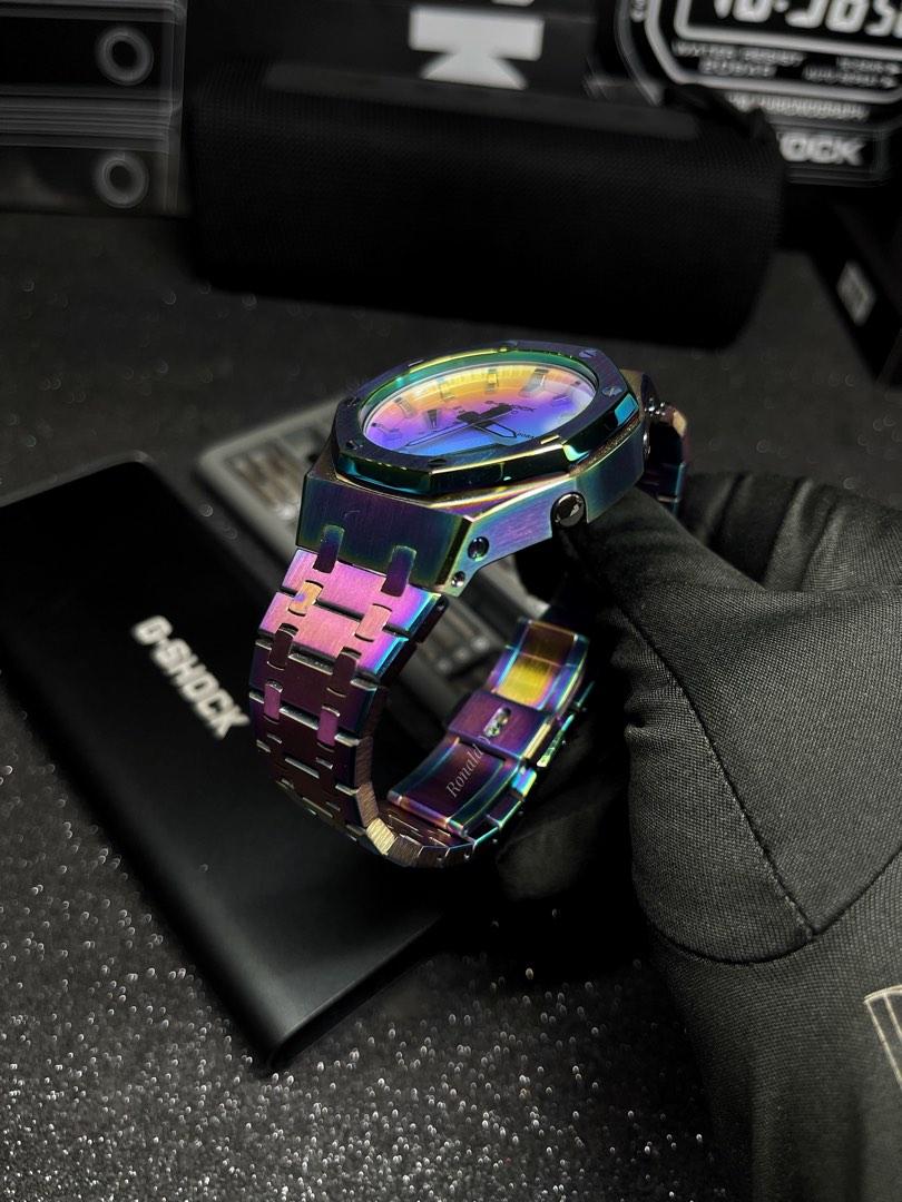 Rainbow metal watch hotsell