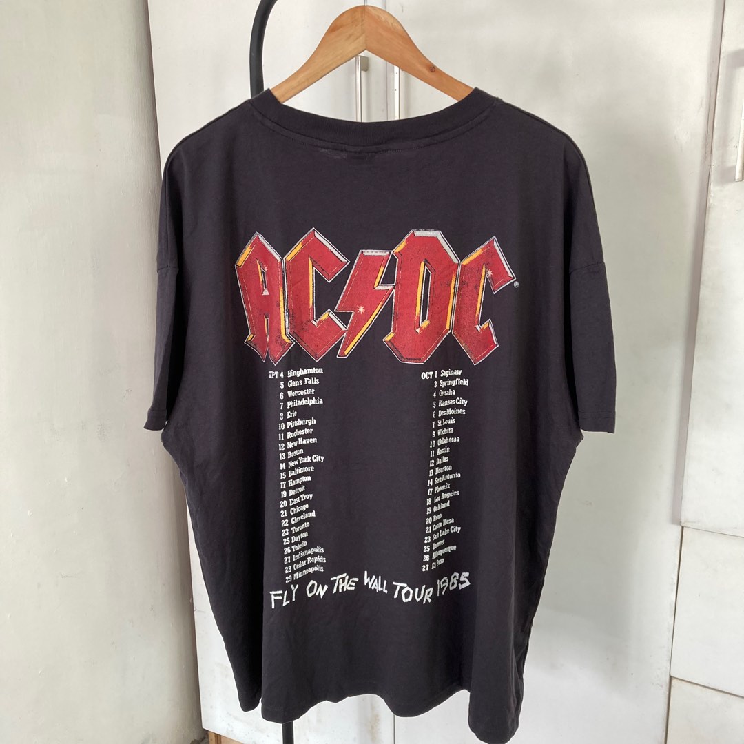 ACDC Vintage Band Shirt, Men's Fashion, Tops & Sets, Tshirts & Polo ...