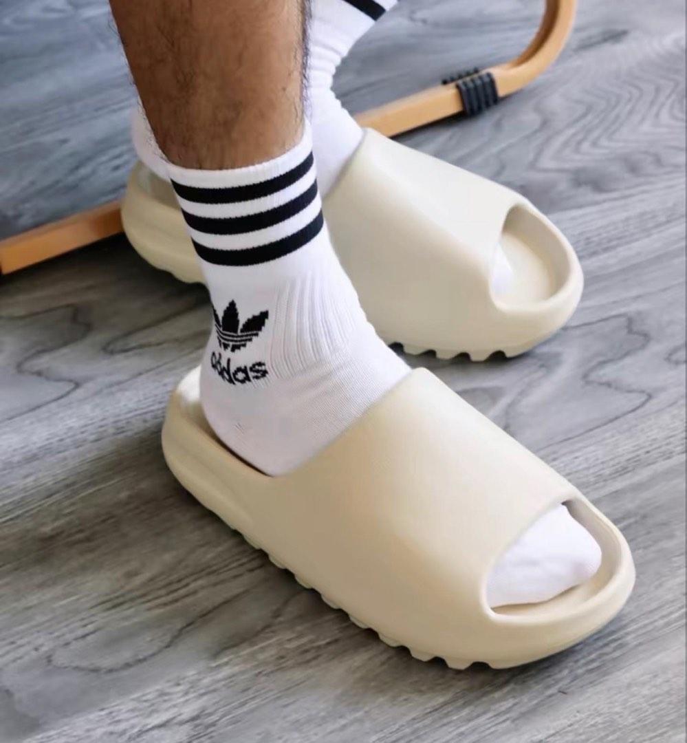 Adidas Originals Yeezy Slide Bone FZ5897 骨白, 男裝, 鞋, 拖鞋 