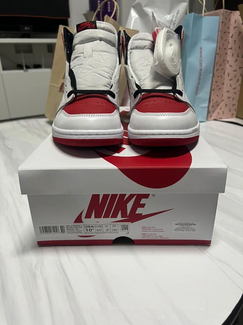 jordan retro 1 red white