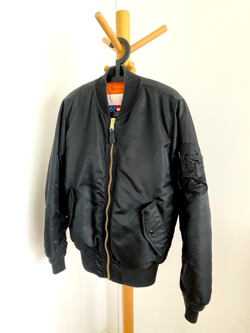 ALPHA INDUSTRIES MA-1 Blood Chit Bomber Jacket 可雙面穿飛機褸血幅