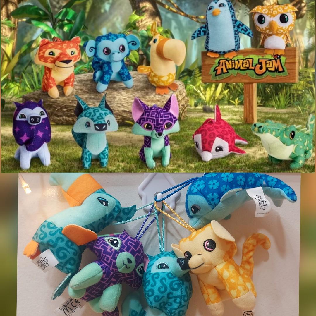 Animal Jam Bag Charm Key Chain Mcdonalds Collectible Hobbies