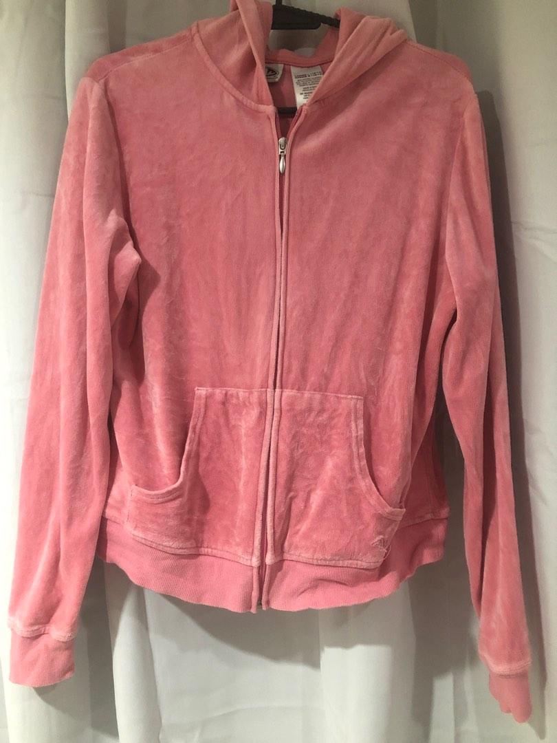 Athletic Works Pink Velvet Jacket, Women's Fashion, Coats, Jackets and