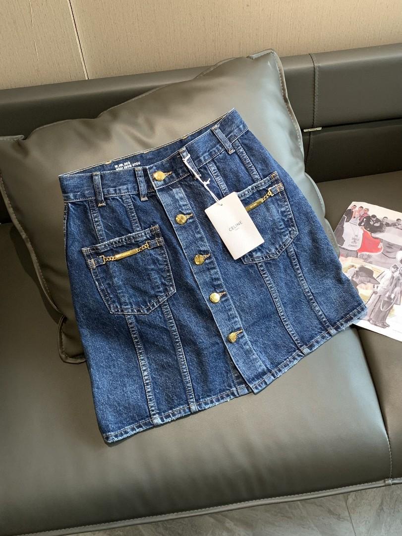 CELINE 25S A-LINE SKIRT 0128