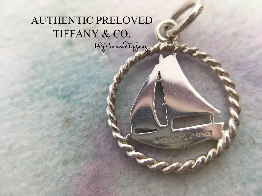 Tiffany sailboat new arrivals necklace