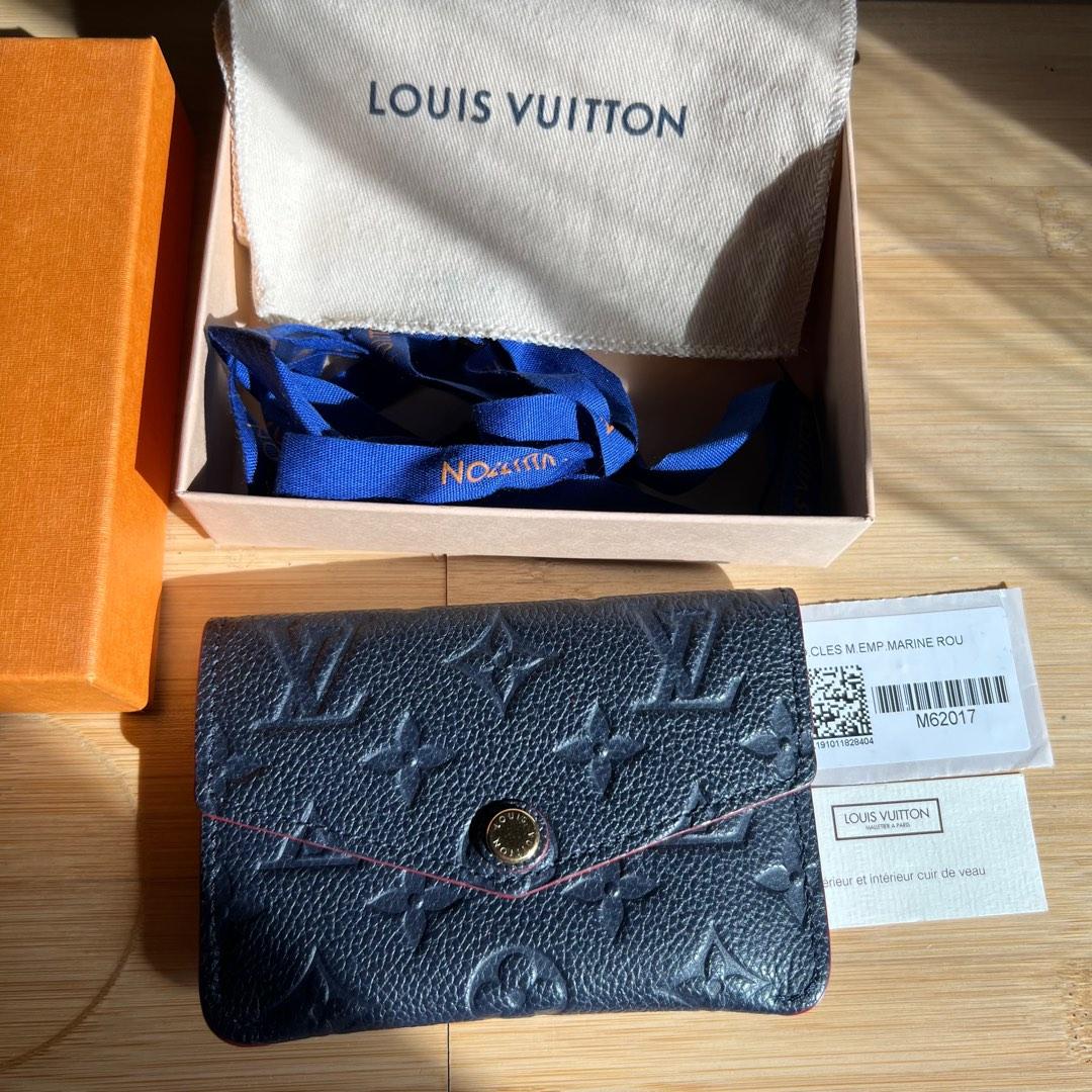 Louis Vuitton Empreinte Key Pouch Marine Rouge