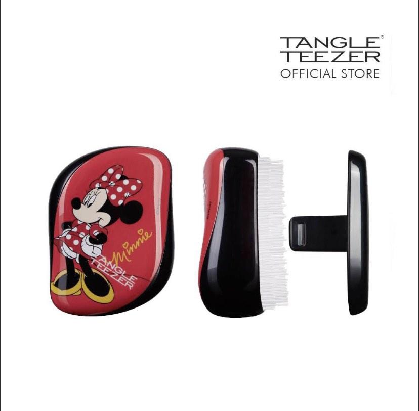 Authentic Tangle Teezer Compact Minnie Mouse Red Xmas or