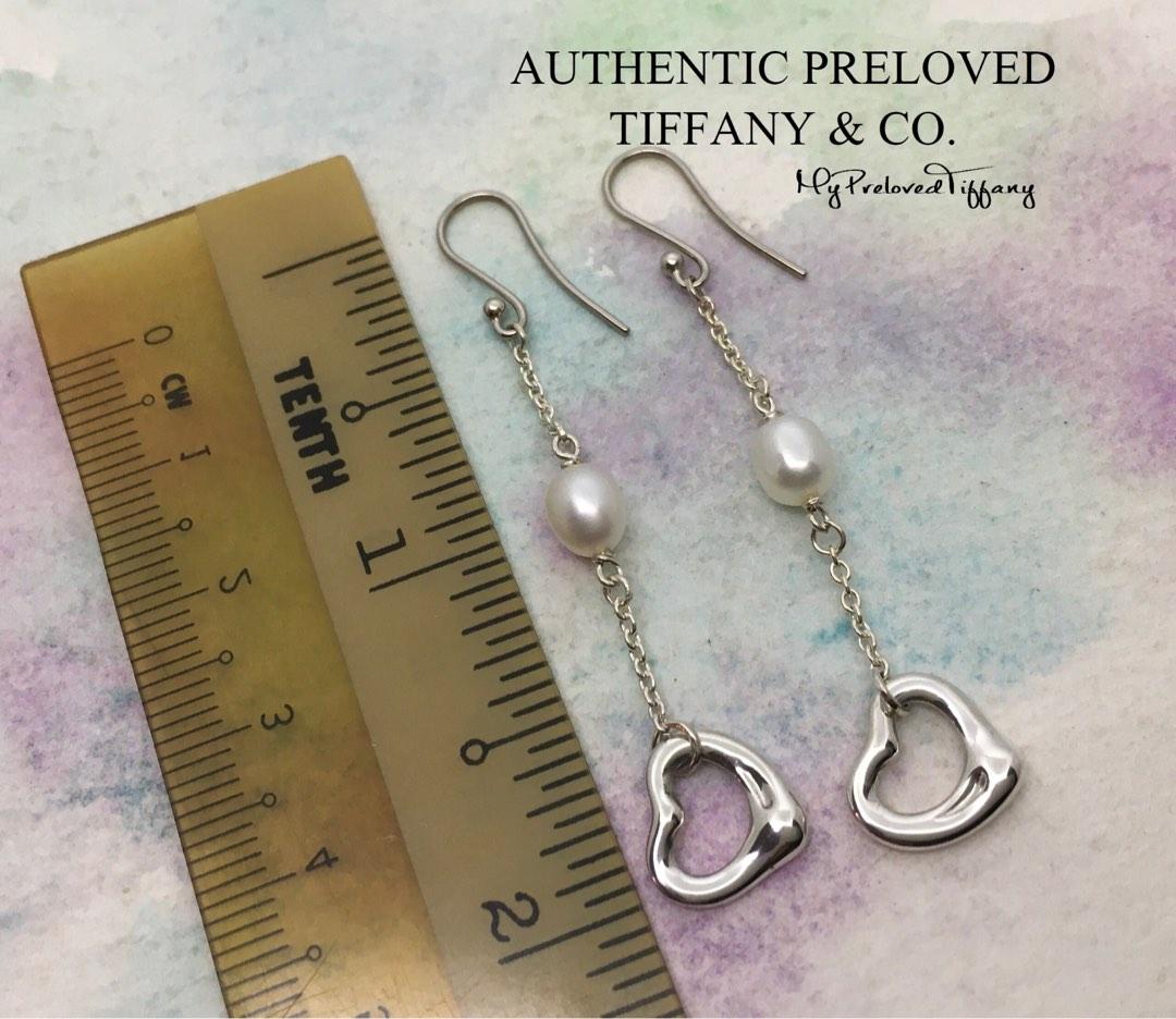 Tiffany and co pearl drop earrings clearance