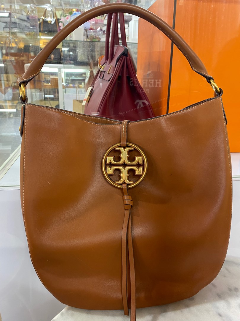 tory burch miller metal slouchy hobo bag