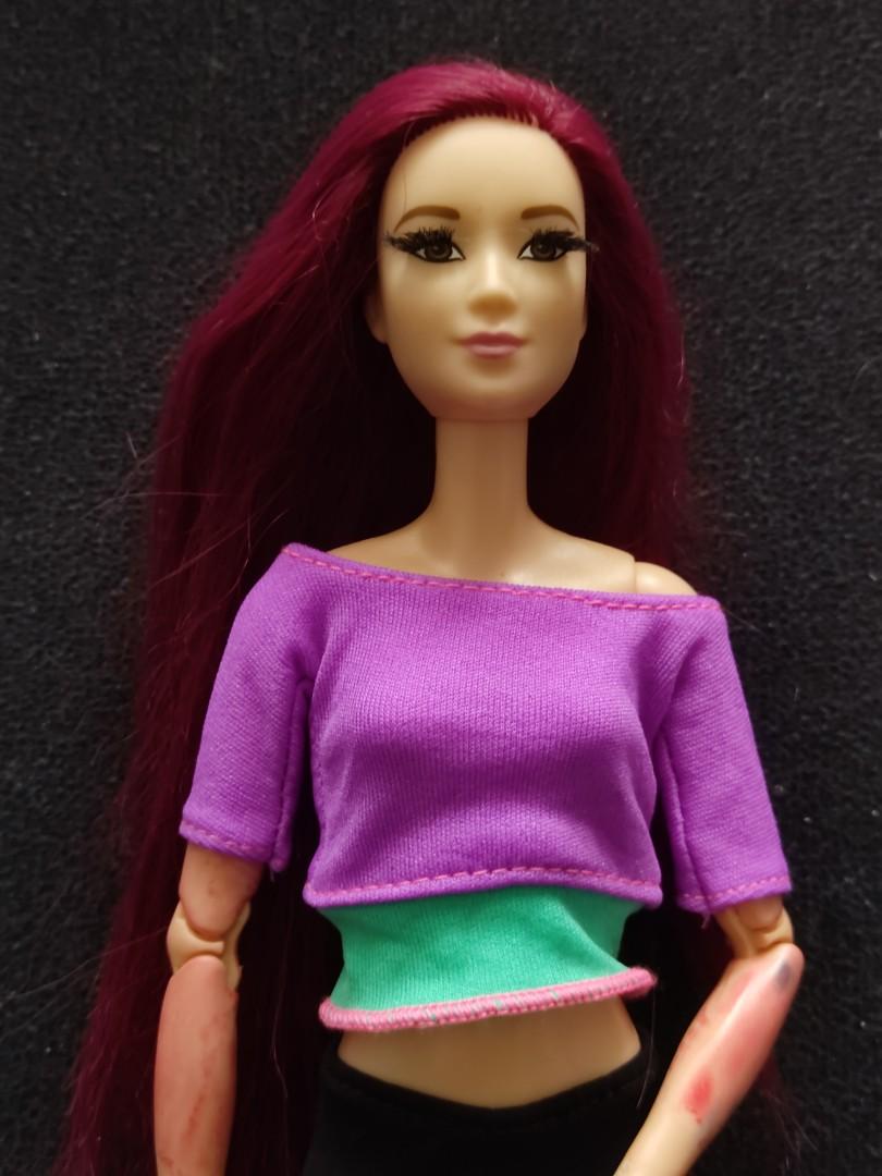 Barbie MTM yoga purple