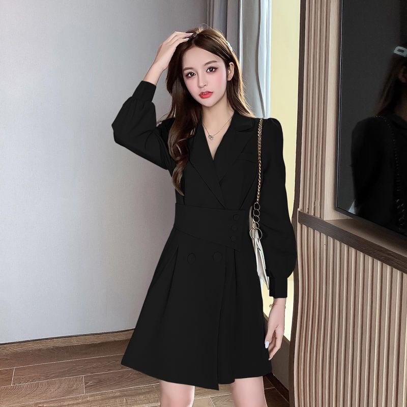 Black suit dress, Women's Fashion, Dresses & Sets, Dresses on Carousell — free download