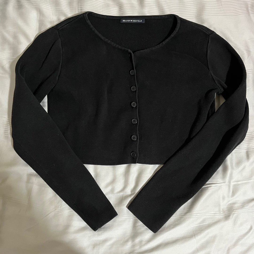 Brandy melville black cardigan outlet