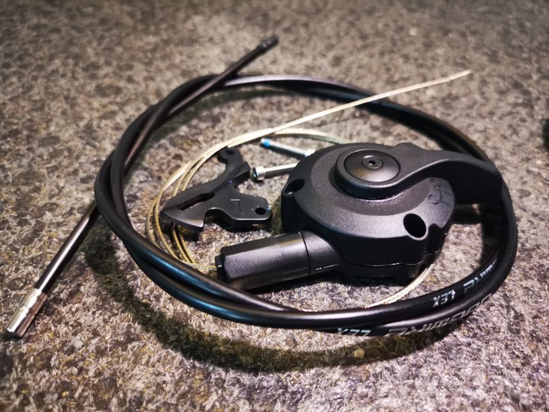 Brompton 2 speed shifter set left mounting (dekit from C Line), Sports