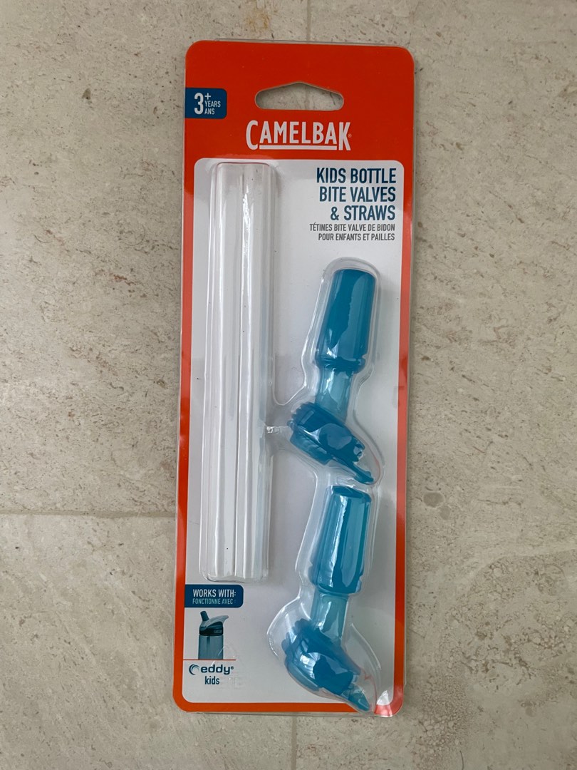 Camelbak kids bottle bite valves & straws (replacements for eddy bottle