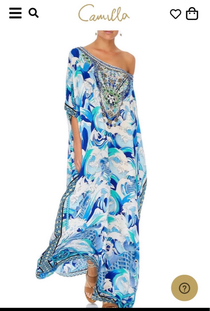 Camilla store blue kaftan