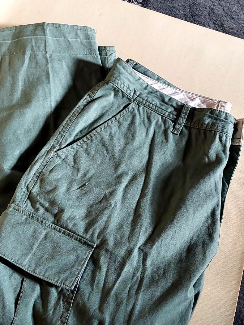 Orslow Vintage Fit 6-Pocket Cargo Pants Army Green 76 - Made in Japan, Pants