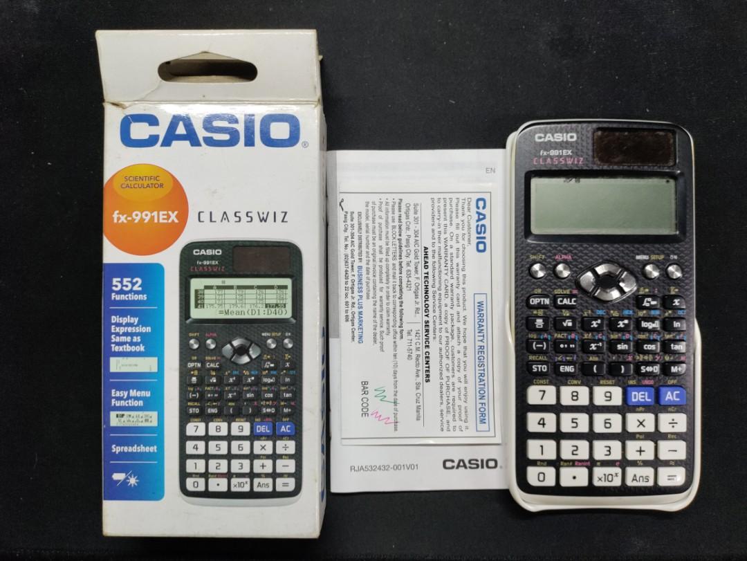 Calculadora clearance casio fx991ex