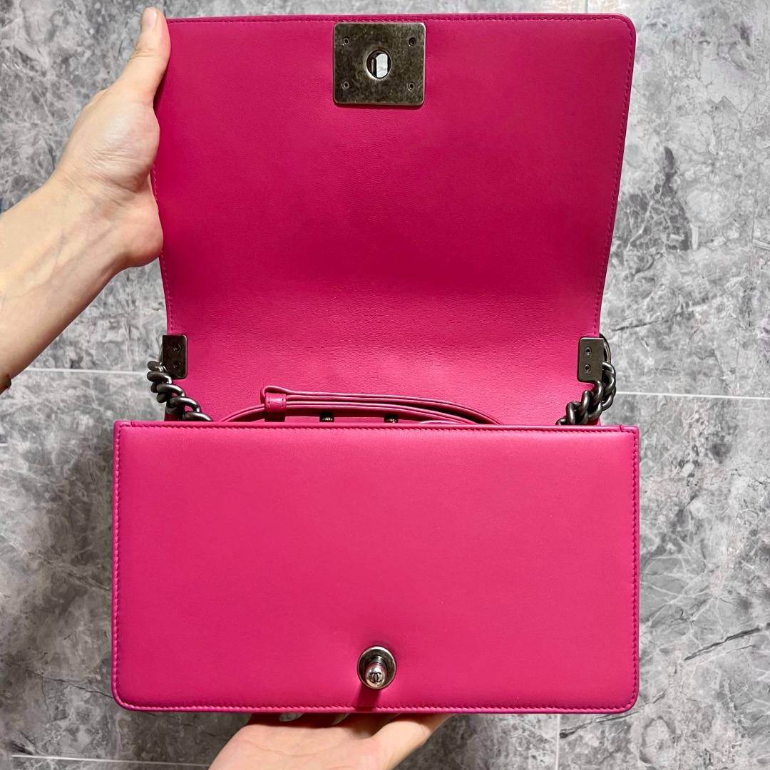 Chanel Boy Old Medium Lambskin No 19, Luxury, Bags & Wallets on Carousell