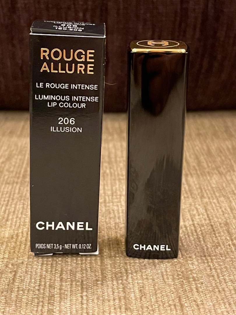 Chanel Le Rouge Intense Lipstick # 206 Illusion, Beauty & Personal