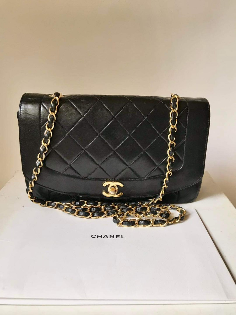 Chanel Medium Diana Flap Bag, Luxury, Bags & Wallets on Carousell