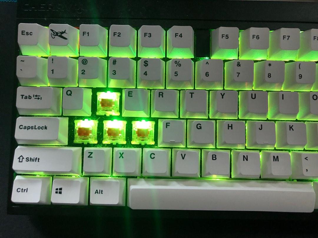 Cherry mx red 2.0 with keycaps [有盒] [原價over 900 ;;], 電腦＆科技, 電腦周邊及配件