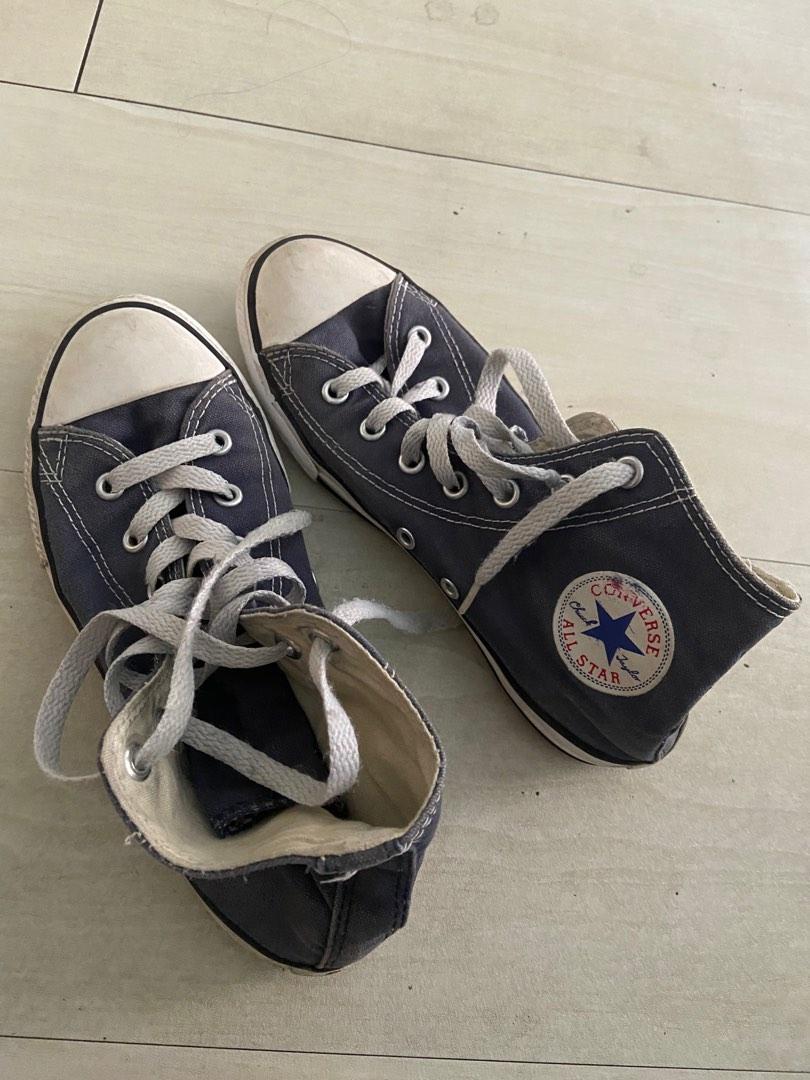 converse grey uk3 women Women s Fashion Footwear Sneakers on