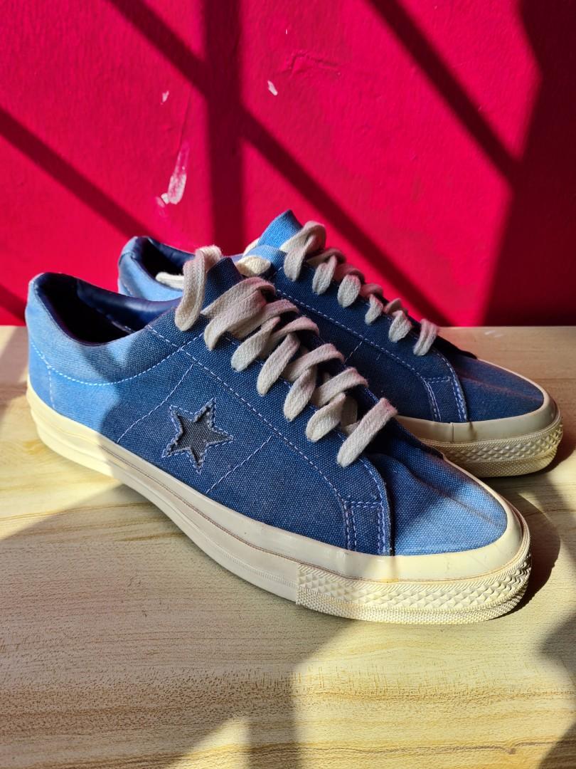 Converse One Star denim blue style Men s Fashion Footwear